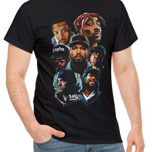 Hip-Hop Rap Legends Urban Streetwear T-Shirt Men's T Shirt Tee Cotton S M L XL